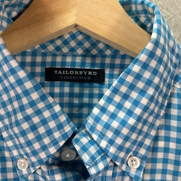 Tailorbyrd Collection Long Sleeve Button Down Shirt Men’s Size Medium - Picture 3 of 6